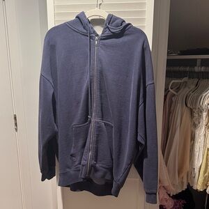brandy melville christy zip up hoodie